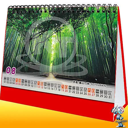 2024年32k三角桌曆-櫻睦花道_AC3202-9